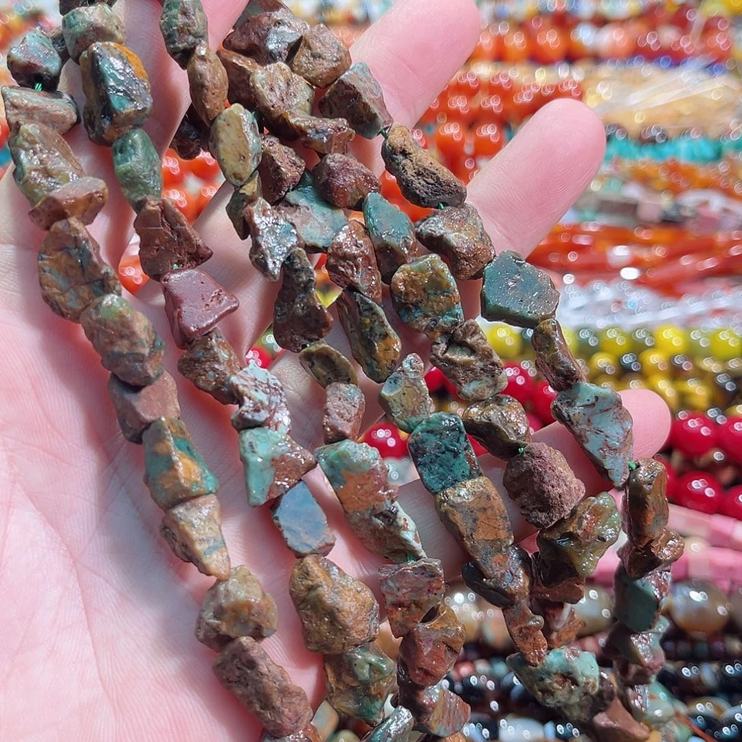 玛瑙/玉髓合金珠宝半成品绿奥宝原石一条