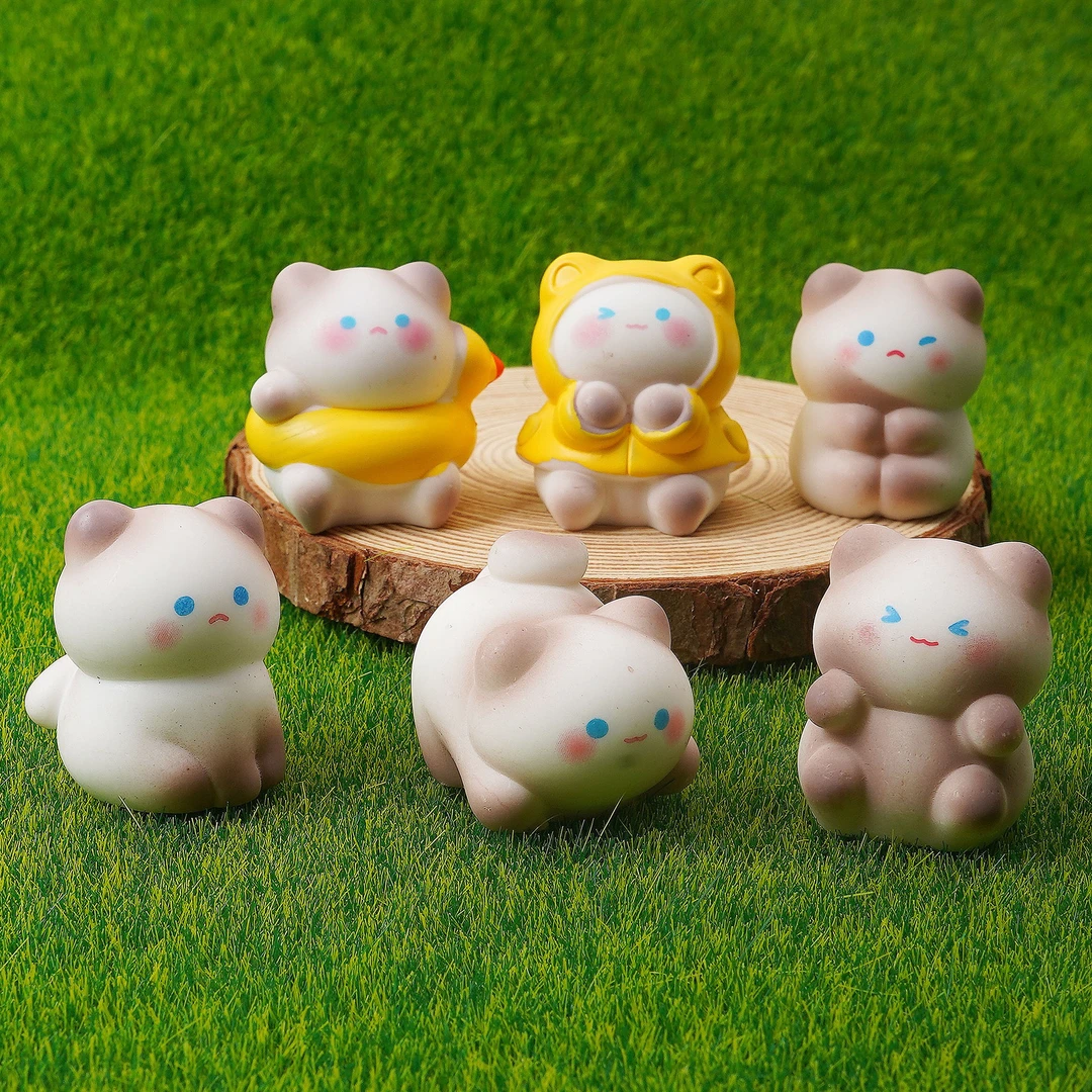 【九宫格】可爱暹罗猫 萌粒摆件