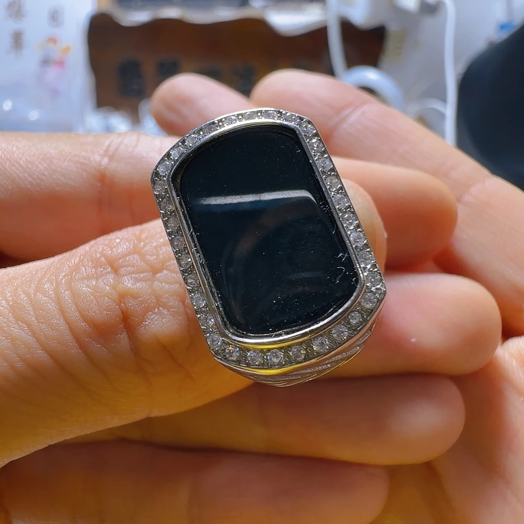 翡翠银S925镶嵌颈饰翡翠150