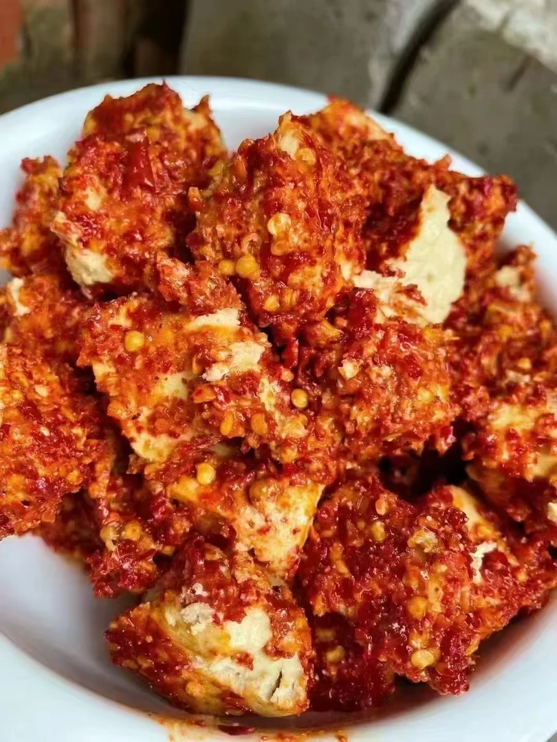 湖南攸县特产  茶油调和香辣霉豆腐