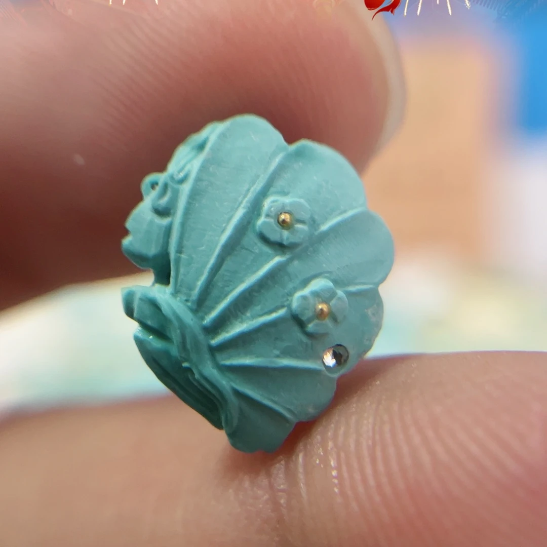 绿松石配饰18K金镶嵌