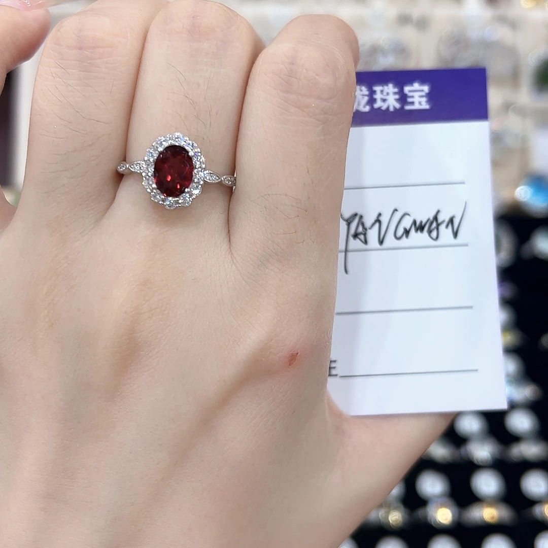 Y***N黄晶戒指银S925镶嵌