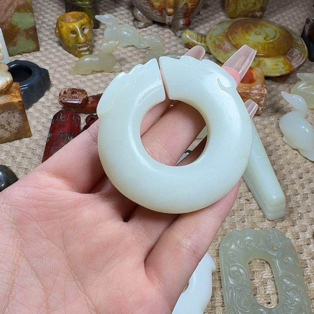 白玉菩提吊坠挂件