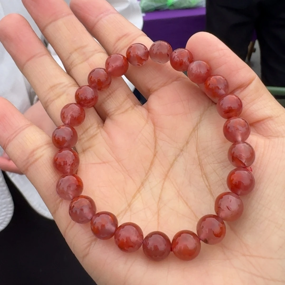 南红玛瑙颈饰未镶嵌南红火焰纹多样性拍一发一