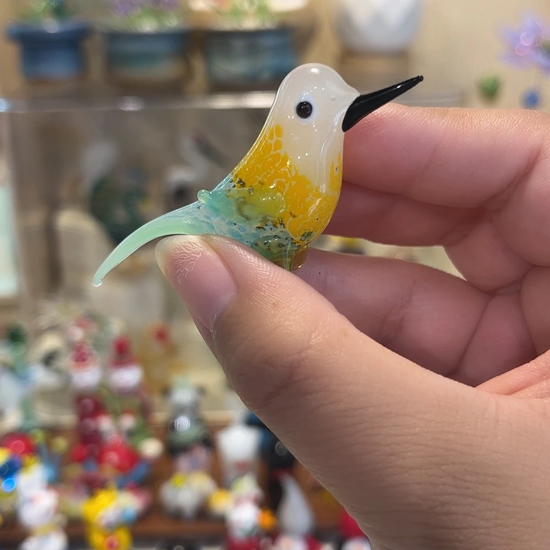 手工艺品琉璃小鸟