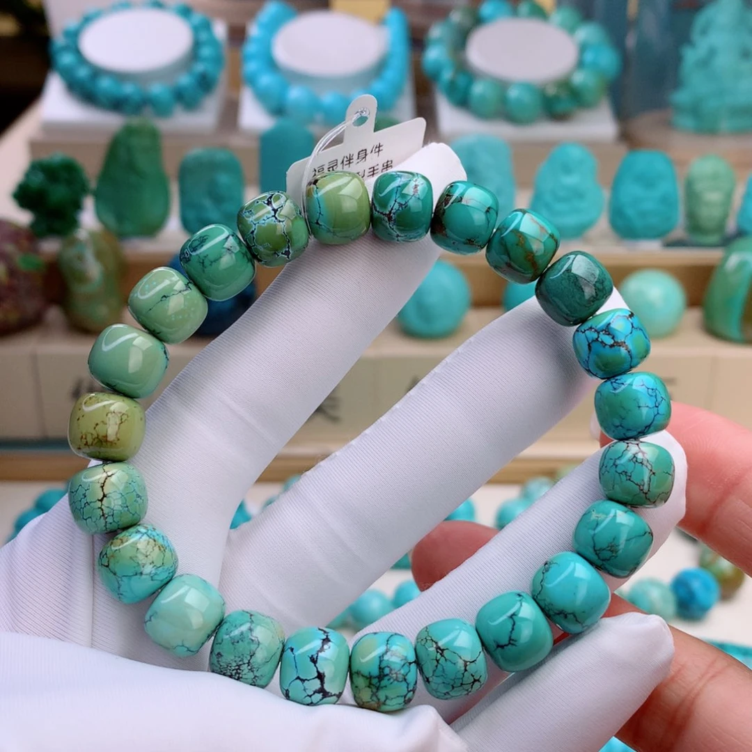 绿松石未镶嵌挂件