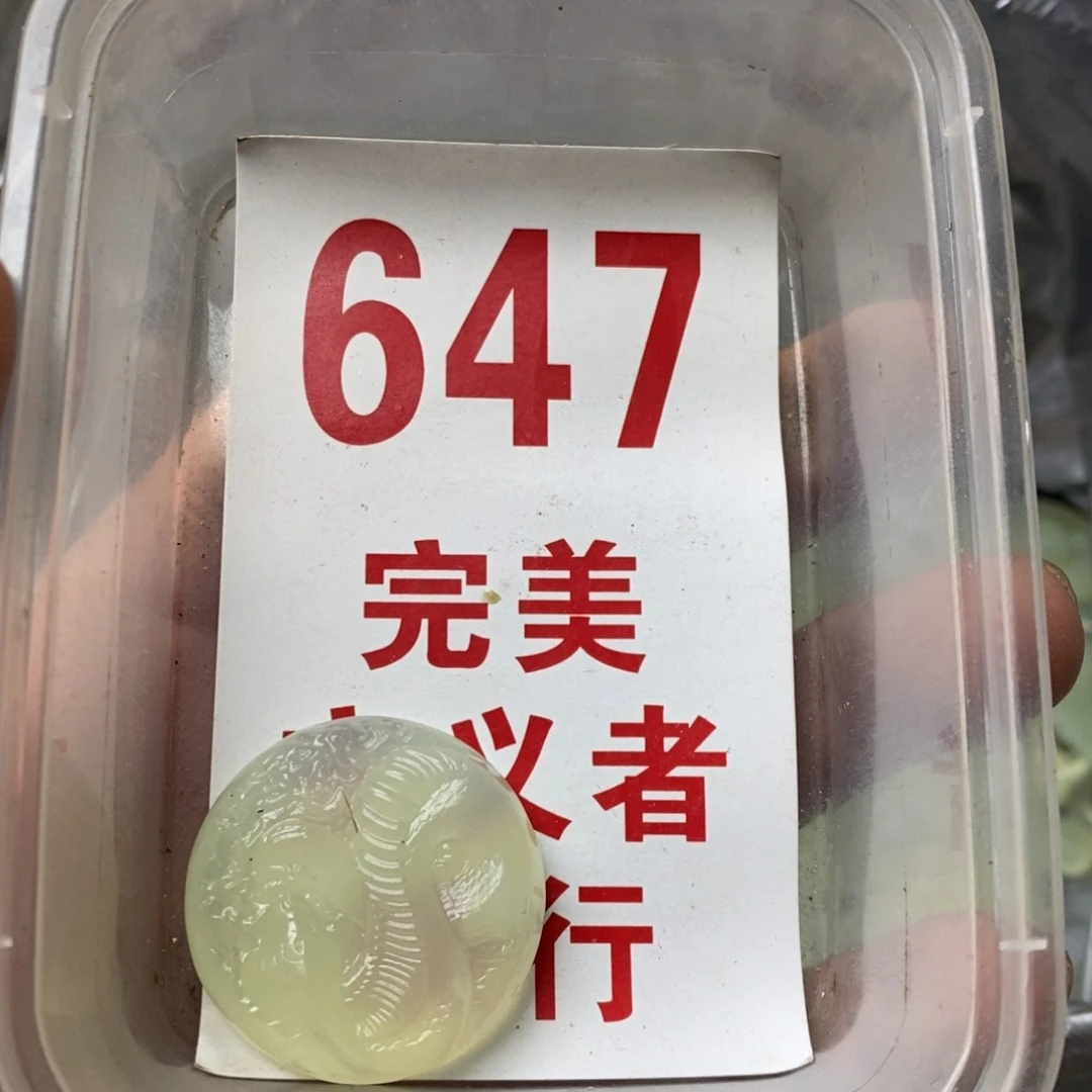 蛇纹石玉挂坠未镶嵌