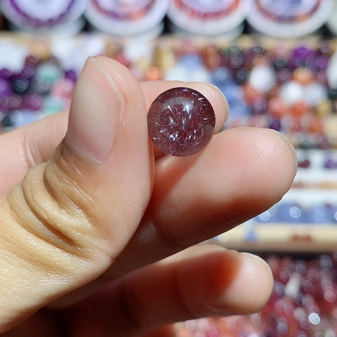 水晶未镶嵌珠宝半成品烟花超七单珠10.5