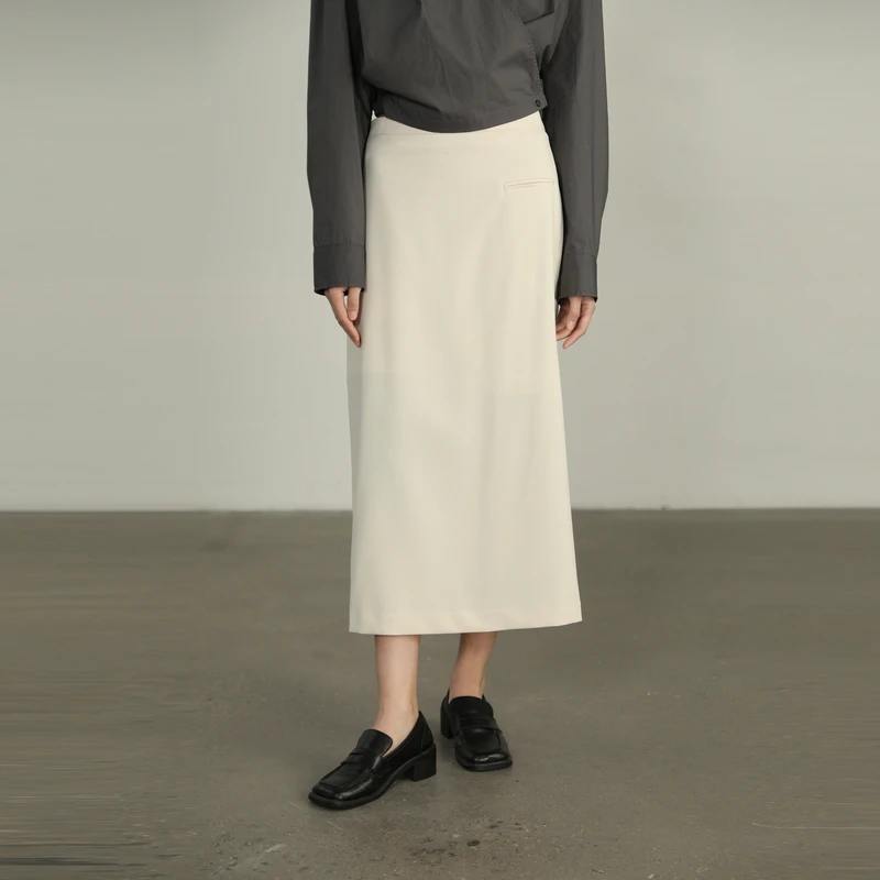 【直播专享浮力】AIRIQI都市梭织长款半身裙AH42BQ013