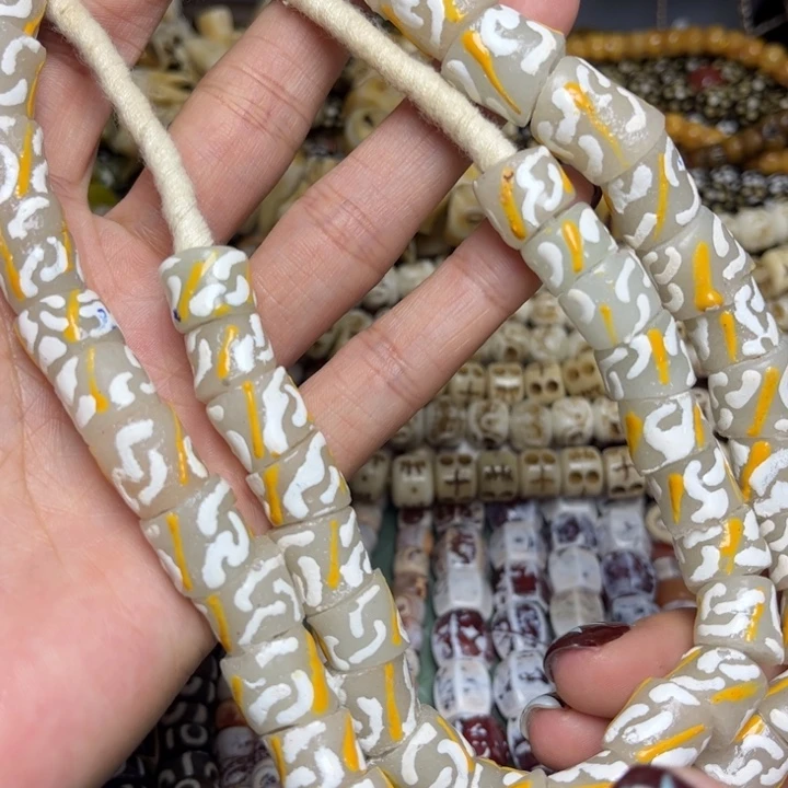 玻璃颈饰4397琉璃一条