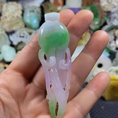 紫金钵盂菩提吊坠