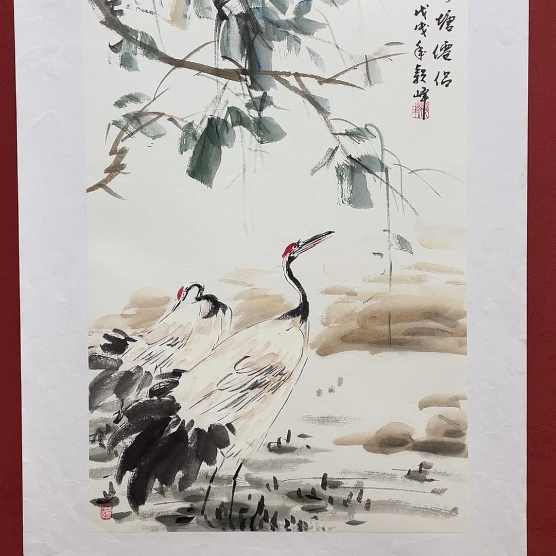 国画真人真迹纯手绘