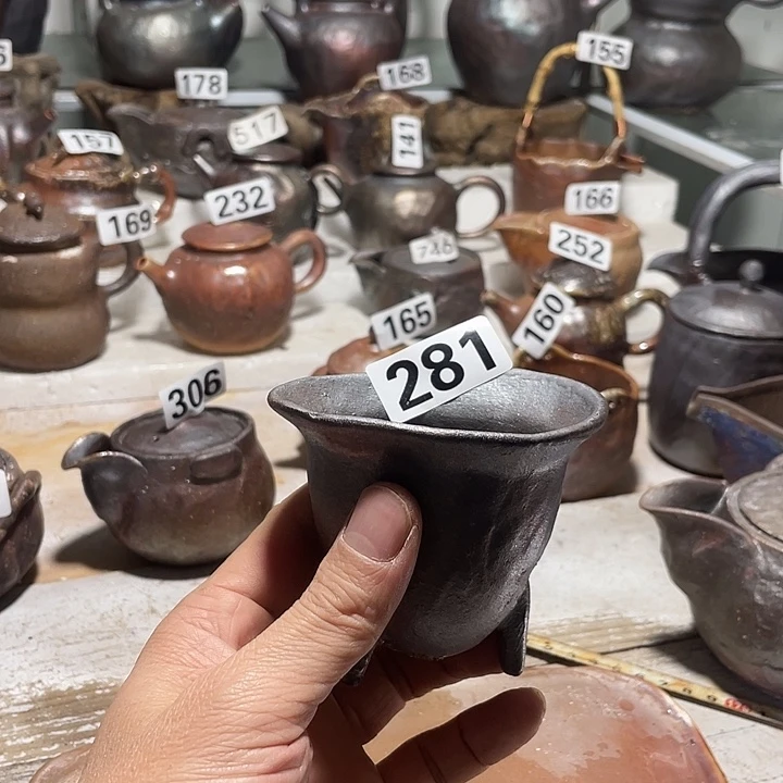 纯手工柴烧茶具精品281
