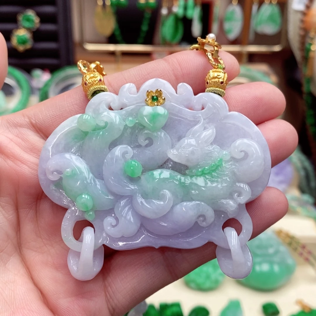 颈饰未镶嵌翡翠翡翠吊坠