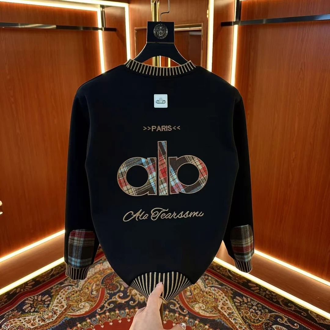 【ELK】2025冬季男士拼色長袖刺耐磨百搭重工卫衣111款