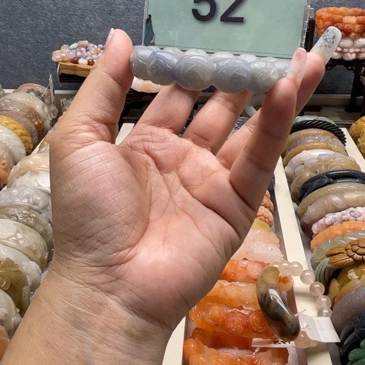 石英岩玉合金手镯