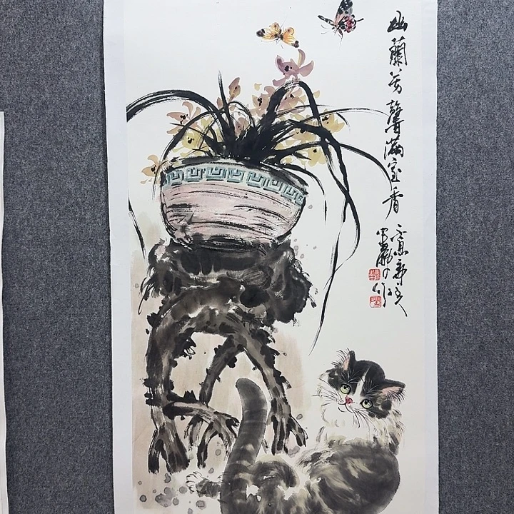 用***9国画手绘作品娄鹏老师手绘作品