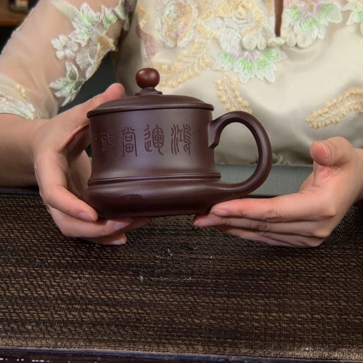 茶杯紫砂高货放漏