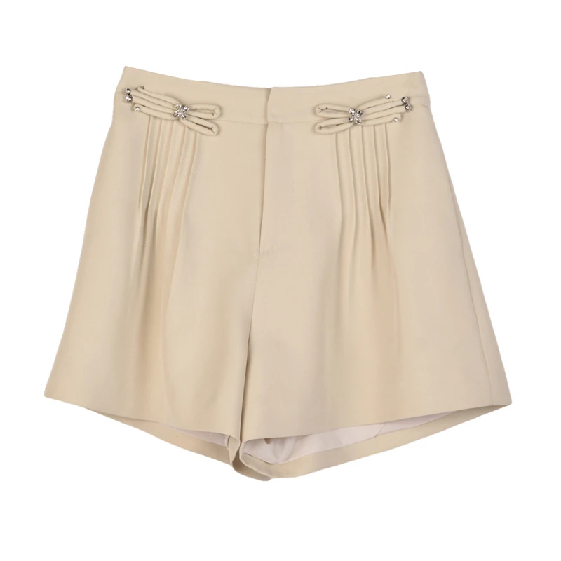 【小魏】夏季短裤显瘦休闲通勤裤子25K2003(颜色不同面料)