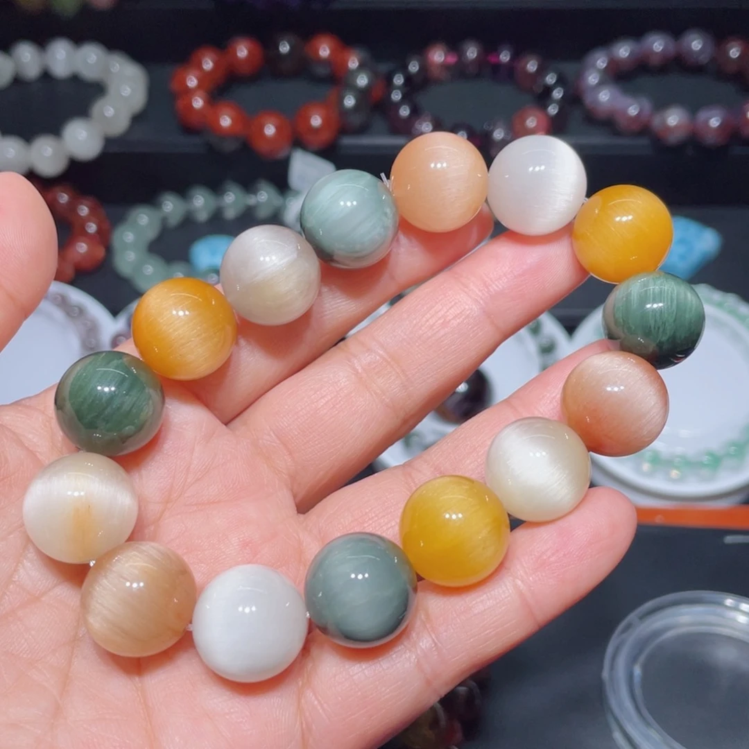 水晶手链未镶嵌兔毛手链