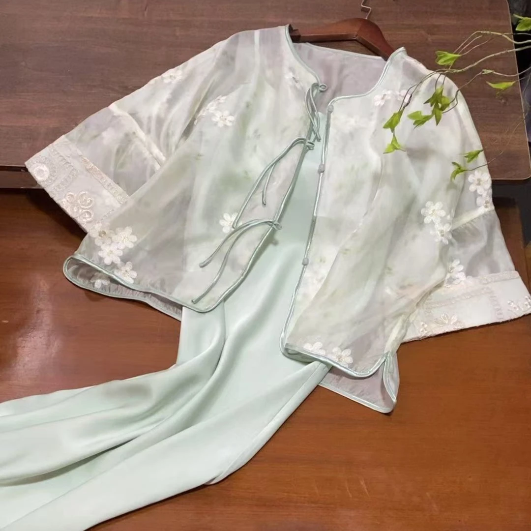 【陌上花】宽松版显瘦夏季薄款防晒衣 女士夏防晒中国风