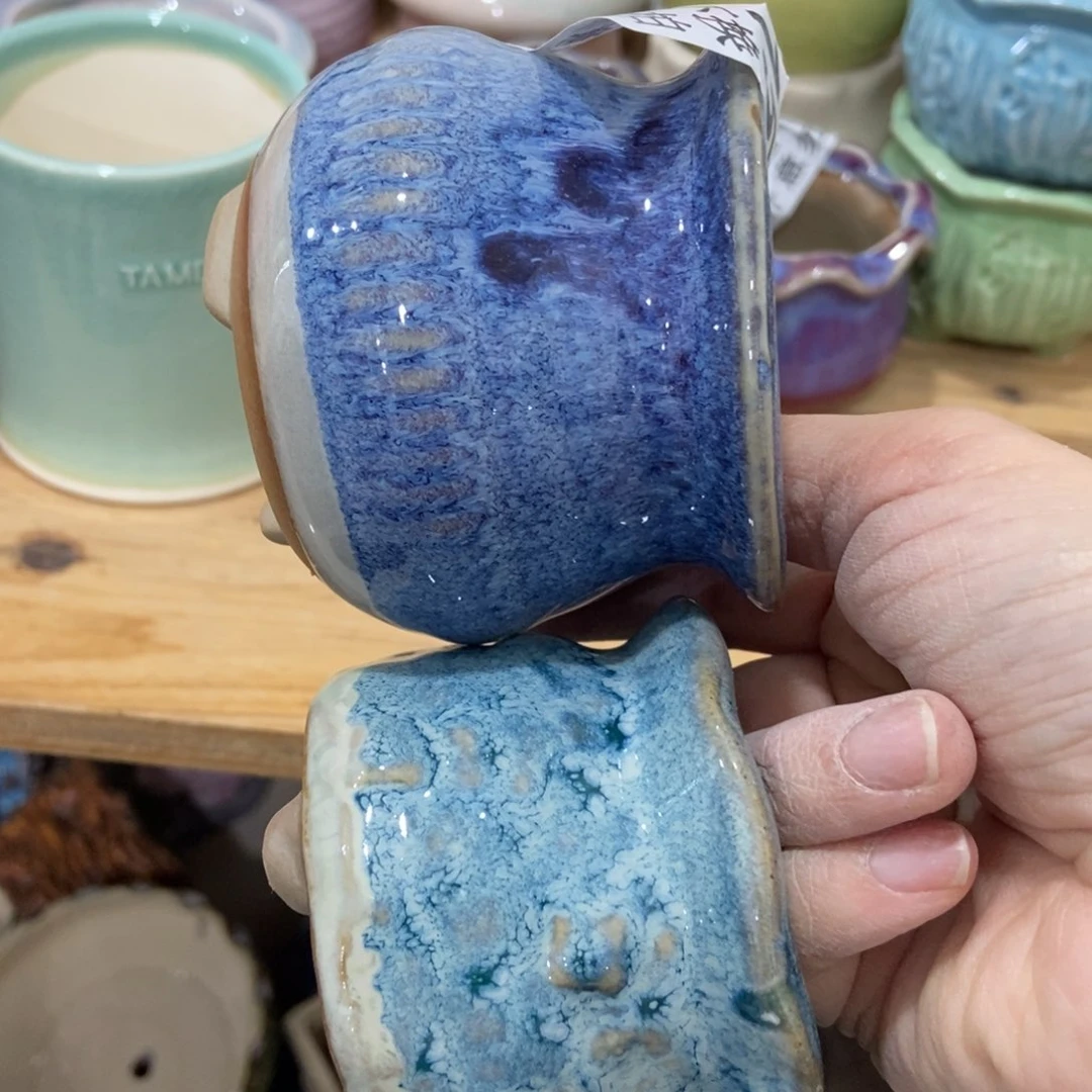 红陶高温陶瓷花盆