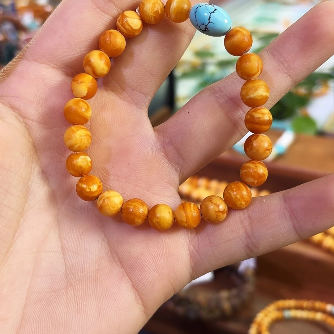 琥珀手链未镶嵌手串