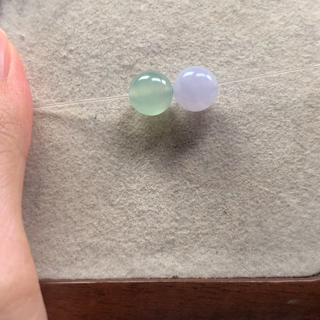 翡翠未镶嵌手链9mm单颗价格