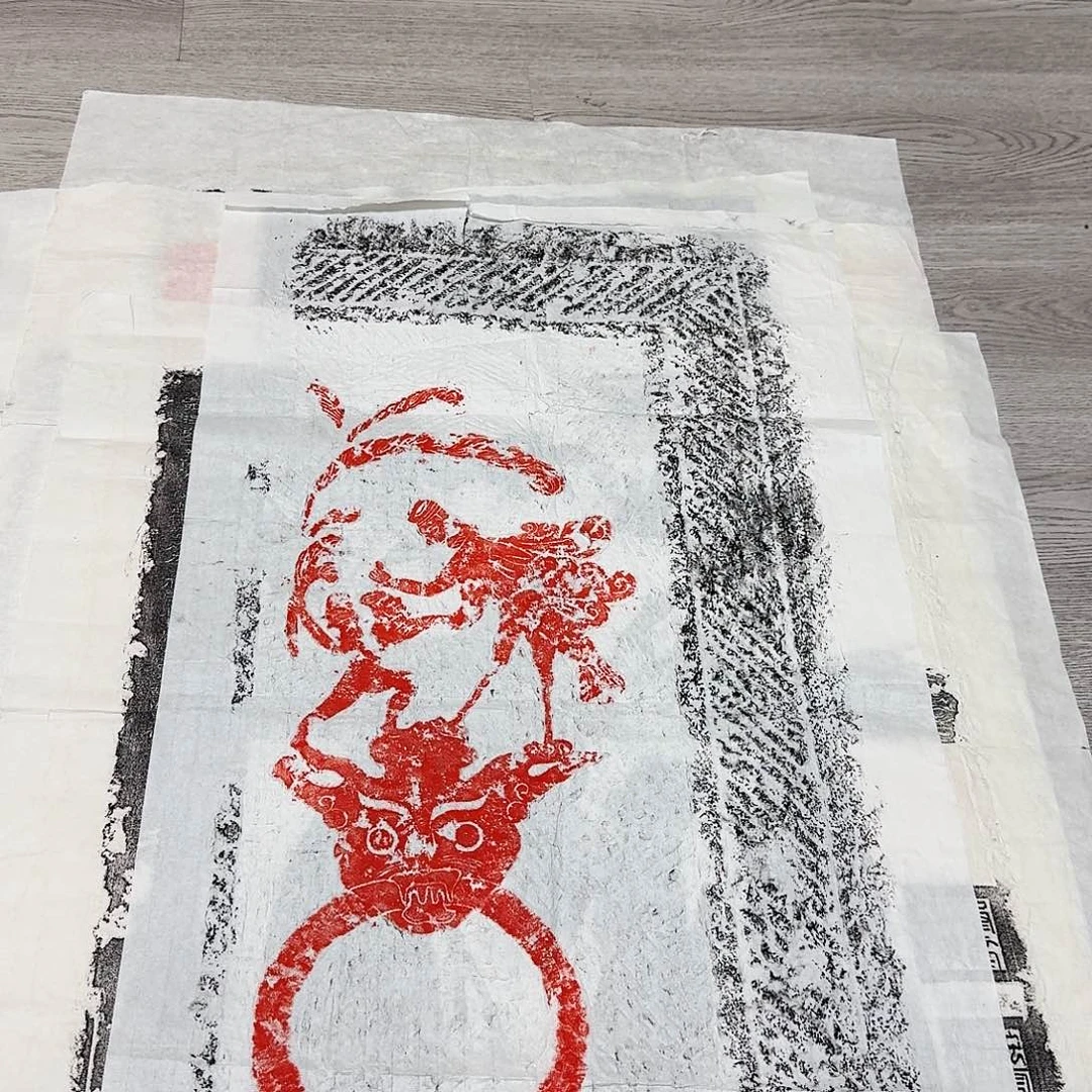 其他拓片用纸扁鹊针灸图