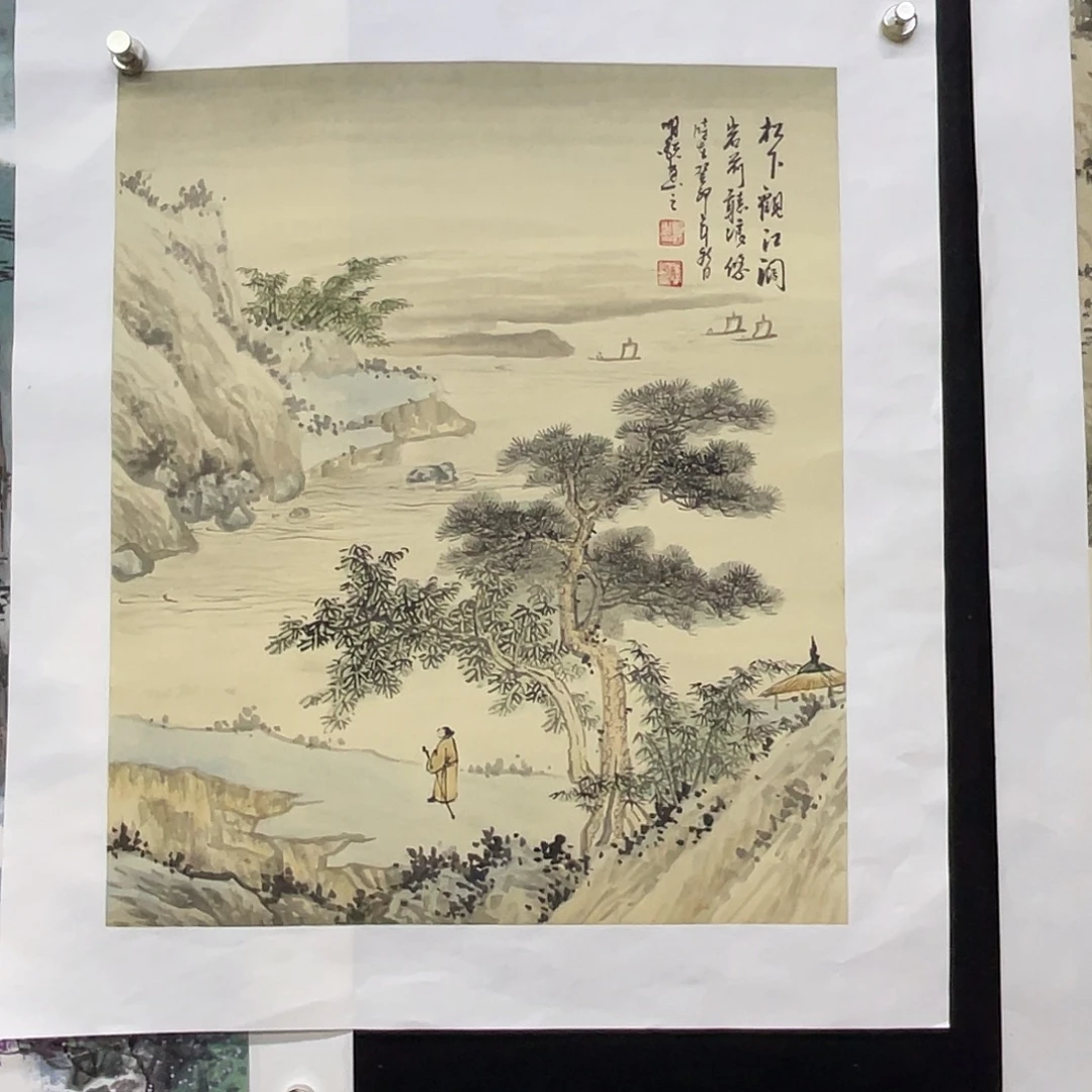 国画手绘国画，精品山水，