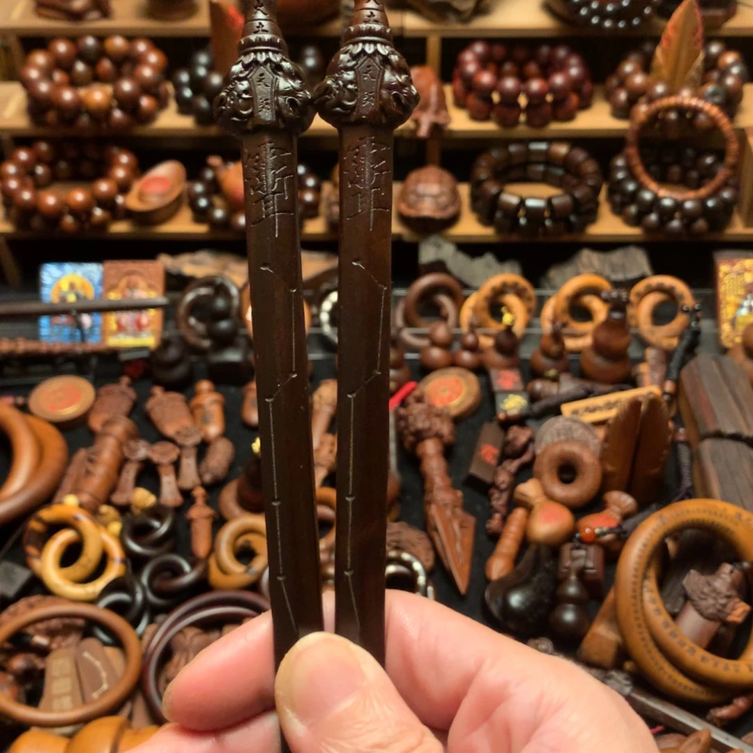 枣木枣木玉化天师剑19公分