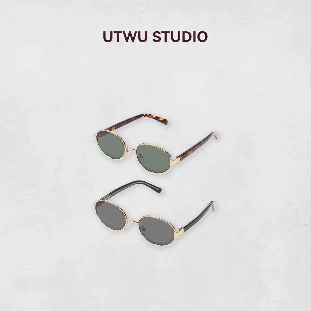 【小敏专属】两色圆圆墨镜时尚复古个性圆形圆框 401194