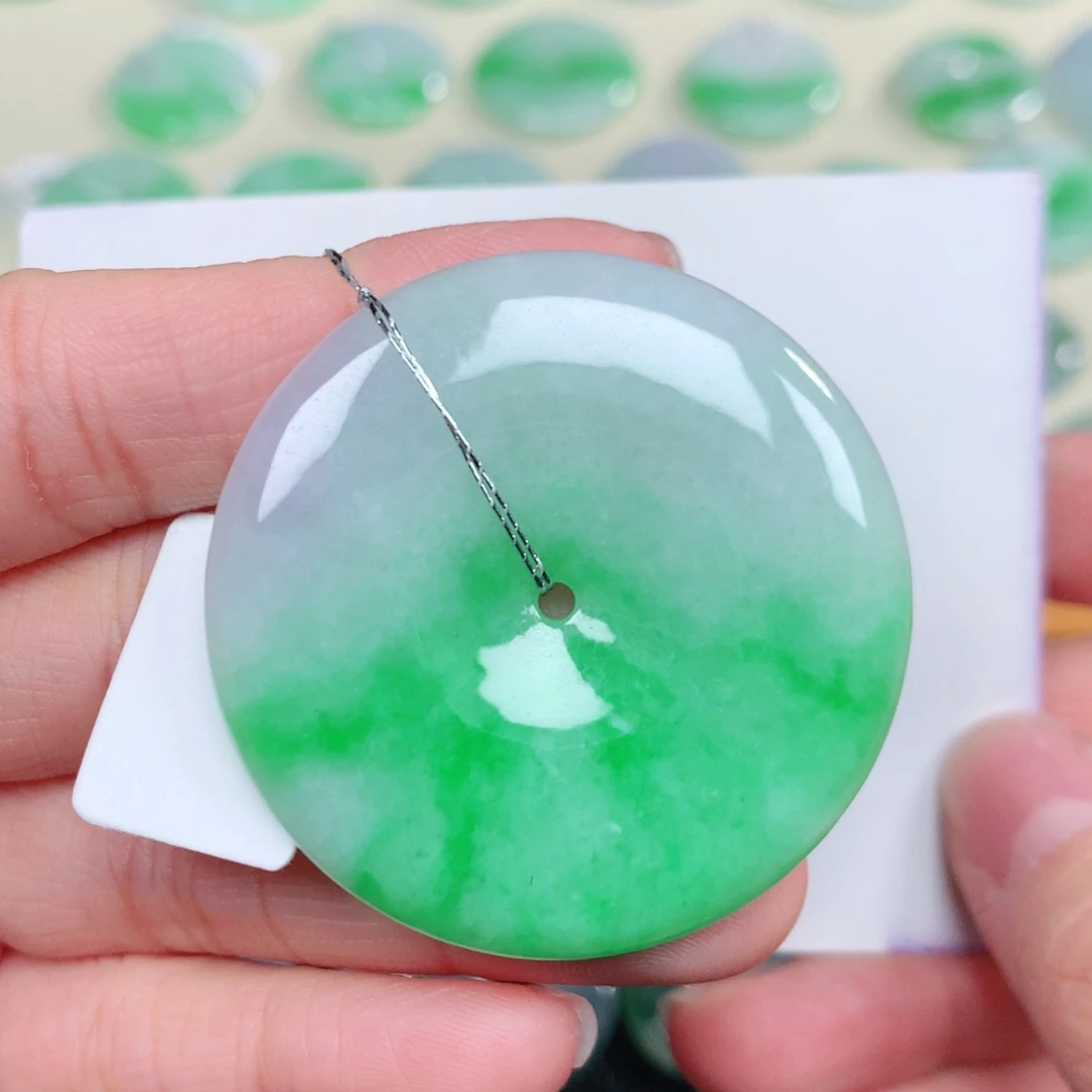 翡翠未镶嵌颈饰43-5.8