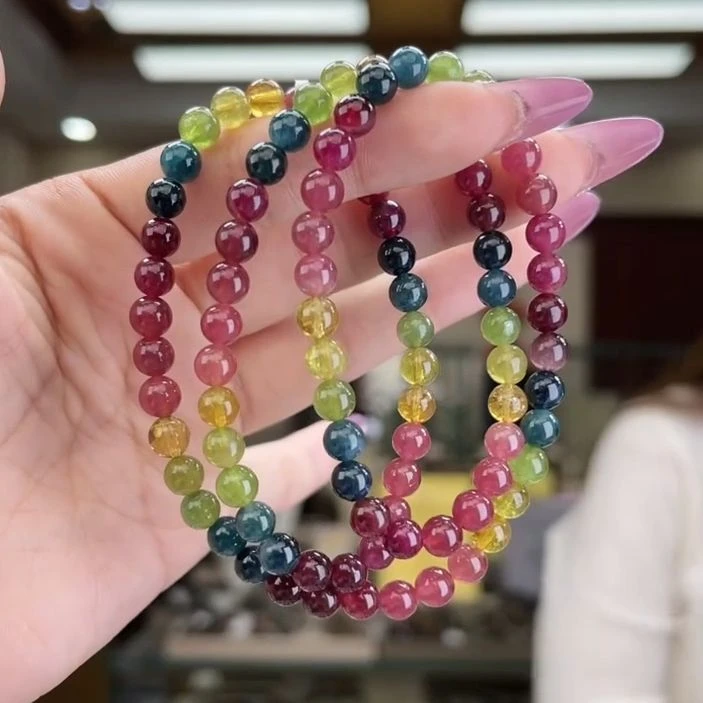 02591927碧玺/未镶嵌6mm+碧玺多圈27多样性发货