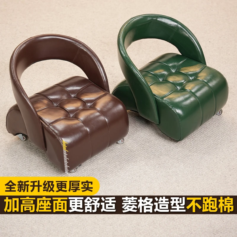 【加高正版方格溜溜凳】单人沙发椅客厅高颜值溜溜凳沙发小凳子HX