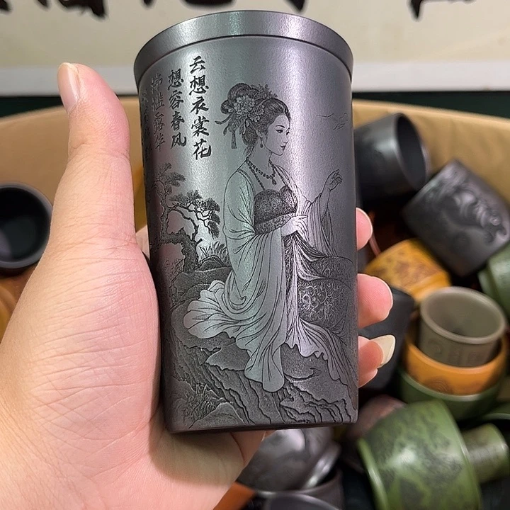 茶杯紫砂全手工紫砂主人杯