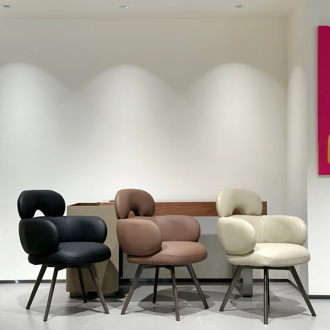 【馒头】简约轻奢北欧风舒服舒适高档时尚经典家用办公餐厅椅子