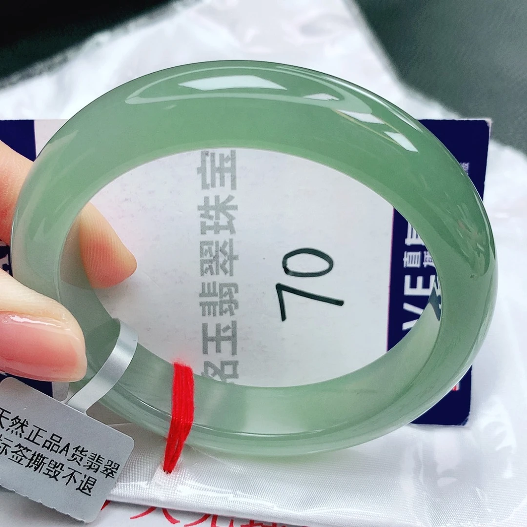 翡翠未镶嵌手镯缅甸天然a货翡翠手镯