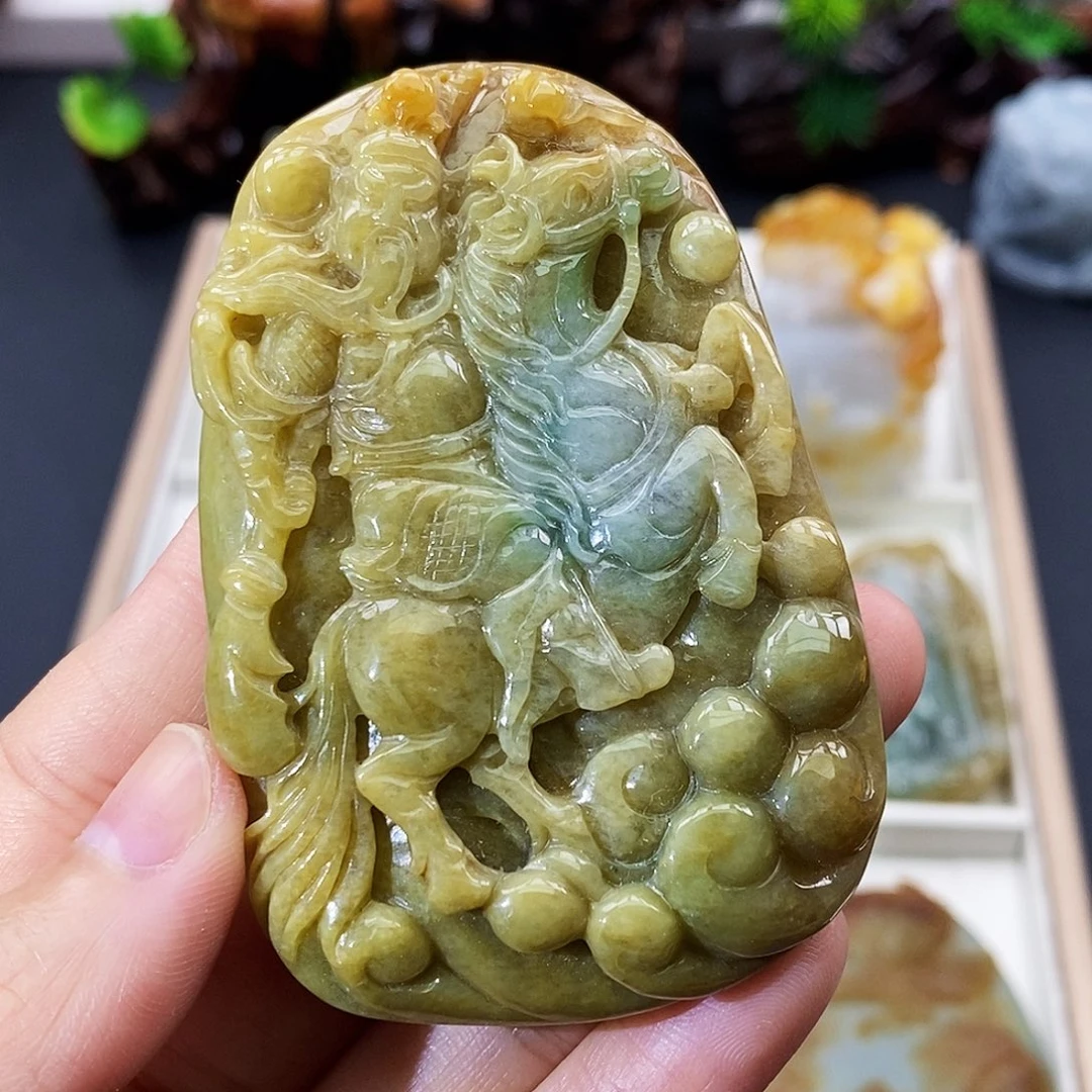 颈饰未镶嵌翡翠缅甸翡翠a货