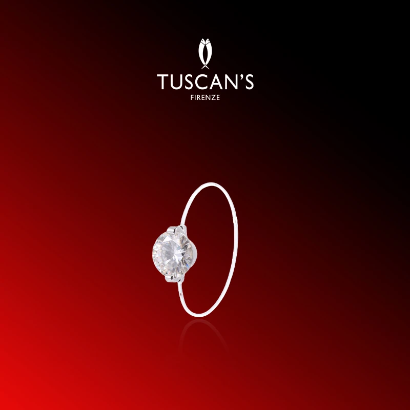 925银合成锆石戒指 TUSCAN'S 合金合成锆石戒指 气质轻奢时尚百搭