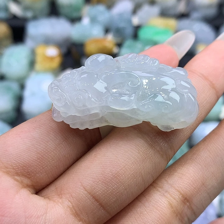 翡翠未镶嵌颈饰天然缅甸翡翠