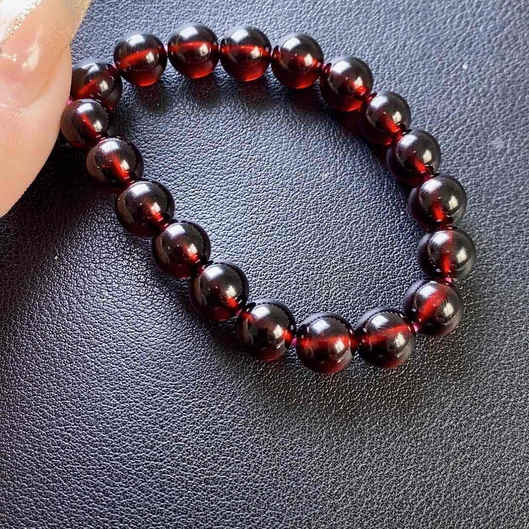 石榴石手链未镶嵌美****人8.0 19颗毕业级