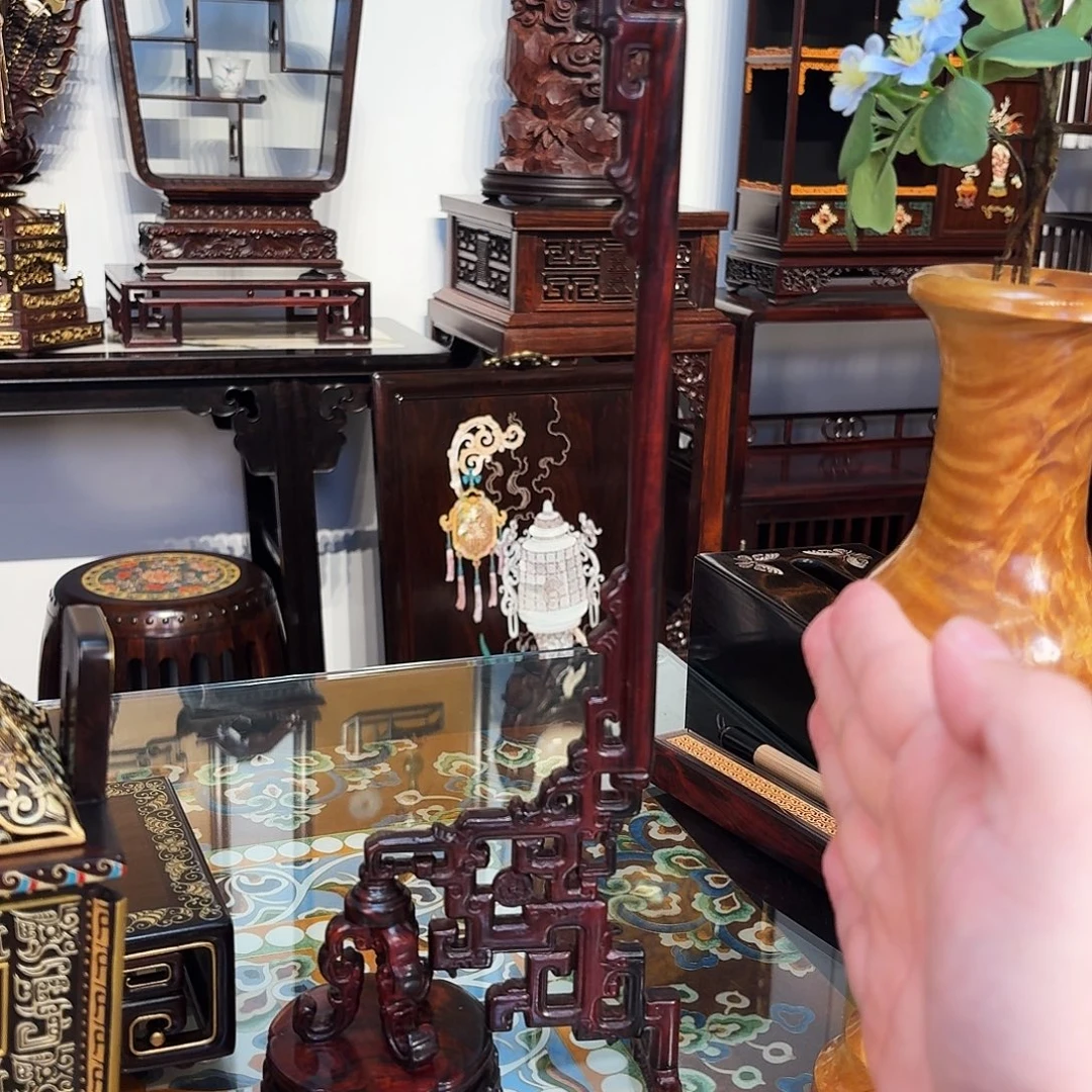 成套家具红酸枝木类大红酸枝架子