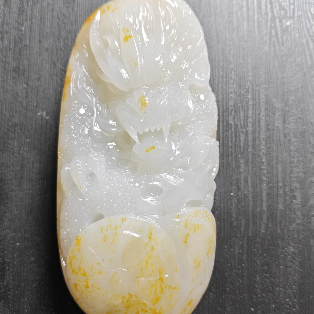 特色手工艺手工雕刻龙/神龙护主