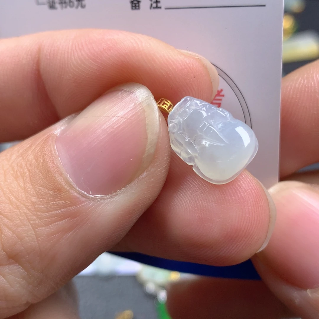 【闪购商品】翡翠颈饰18K金镶嵌翡翠