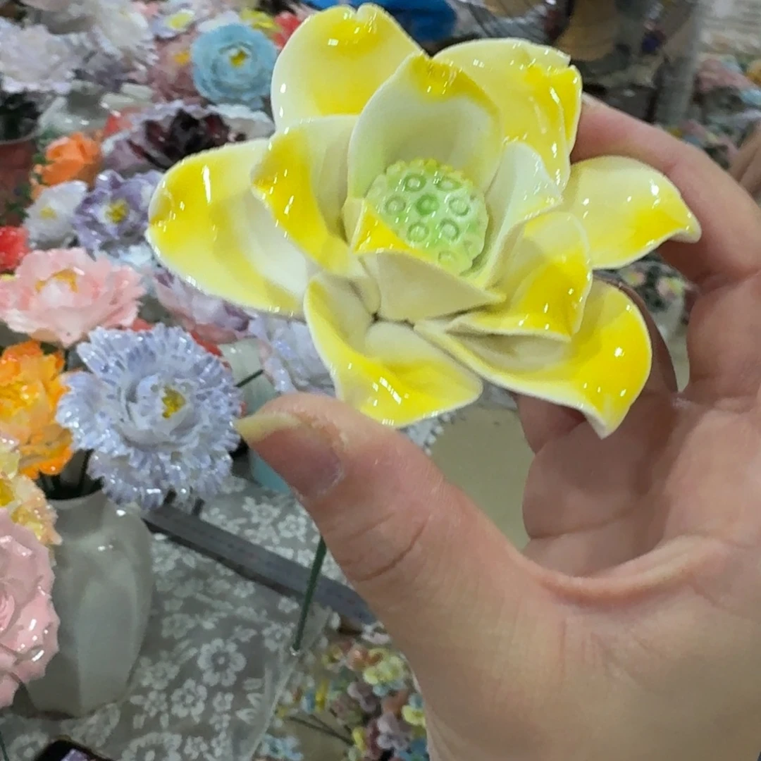 陶瓷花拍满20元发货，退款拉黑