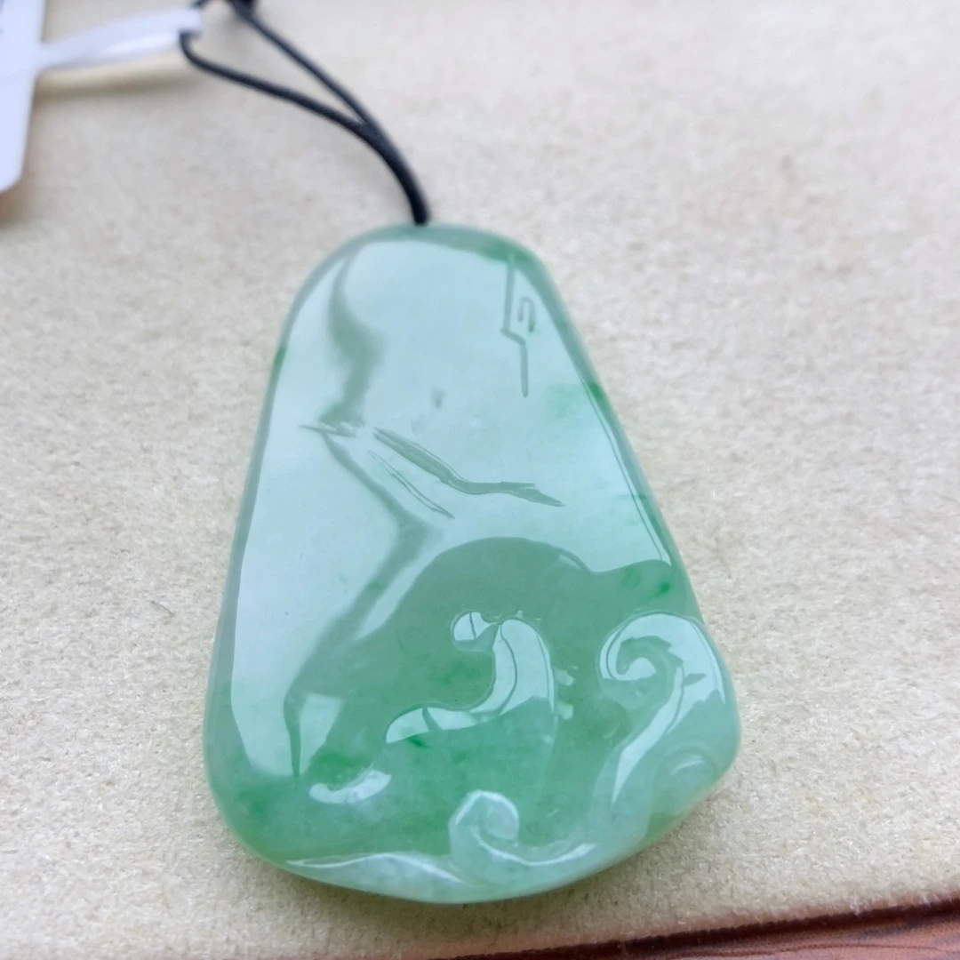 翡翠未镶嵌颈饰吊坠12