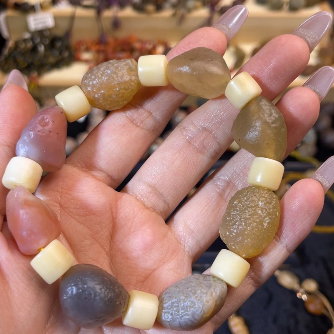 玛瑙/玉髓未镶嵌手链