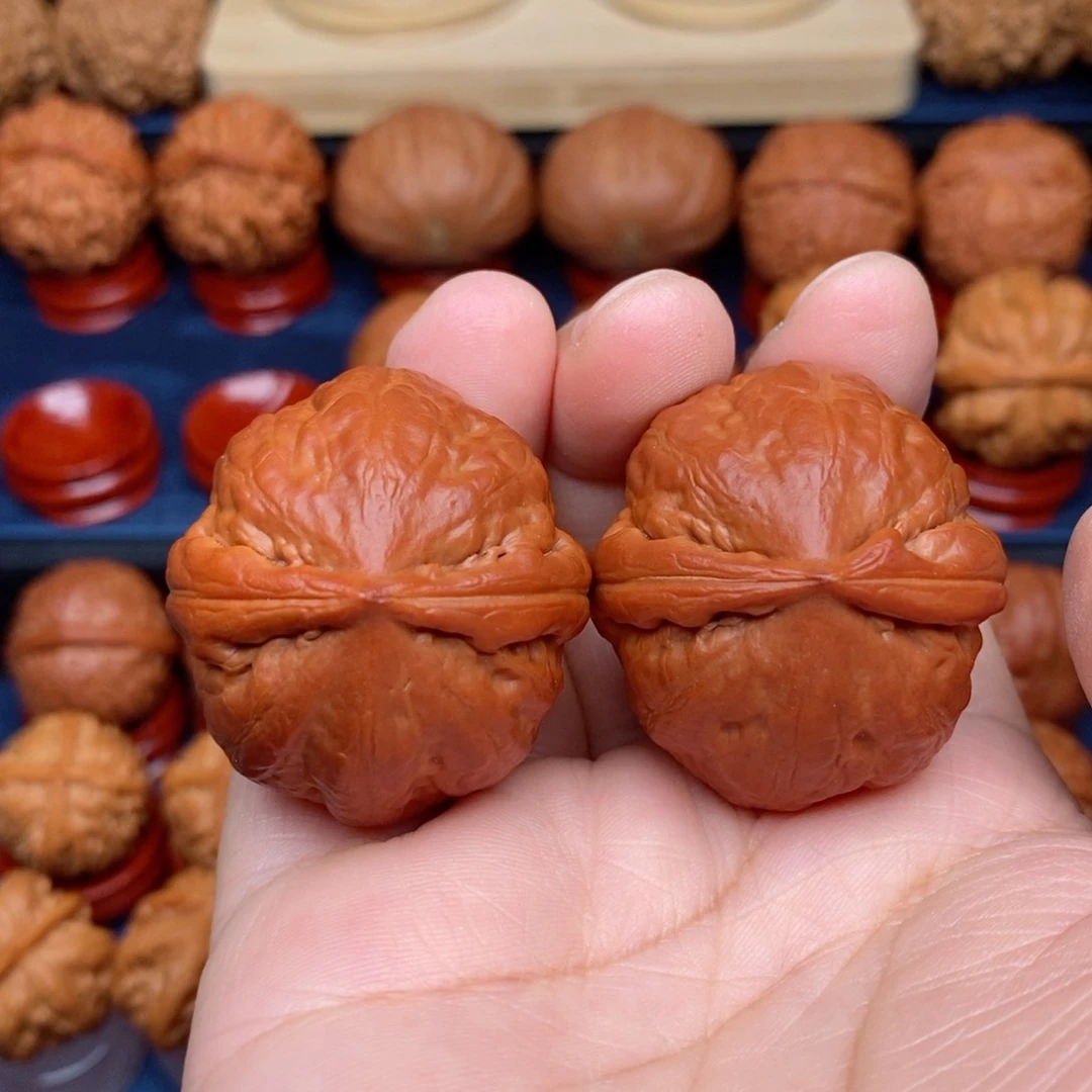 把件文玩核桃手捻精品虎头王