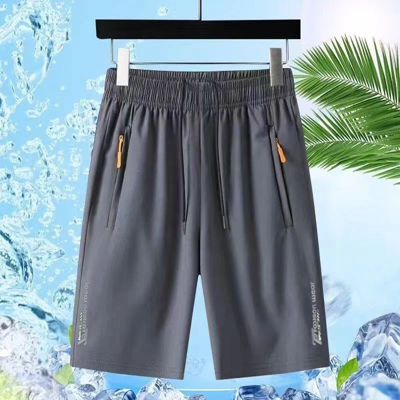 2025爆火7字款冰丝7分裤高弹速干百搭男士休闲运动裤